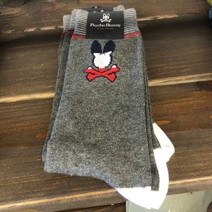 Psycho bunny gray socks